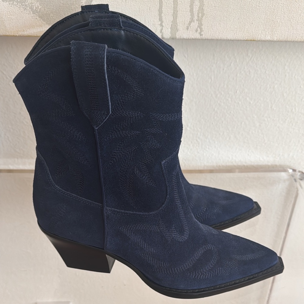 Dolce Vita Midnight Blue Heeled Boots